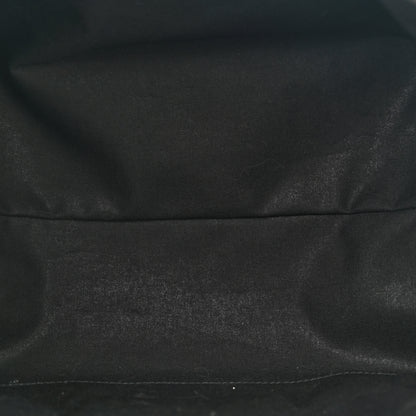 Balenciaga Cotton Canvas Calfskin BB Logo Jumbo Small Tote Bag Black White 5 of 9