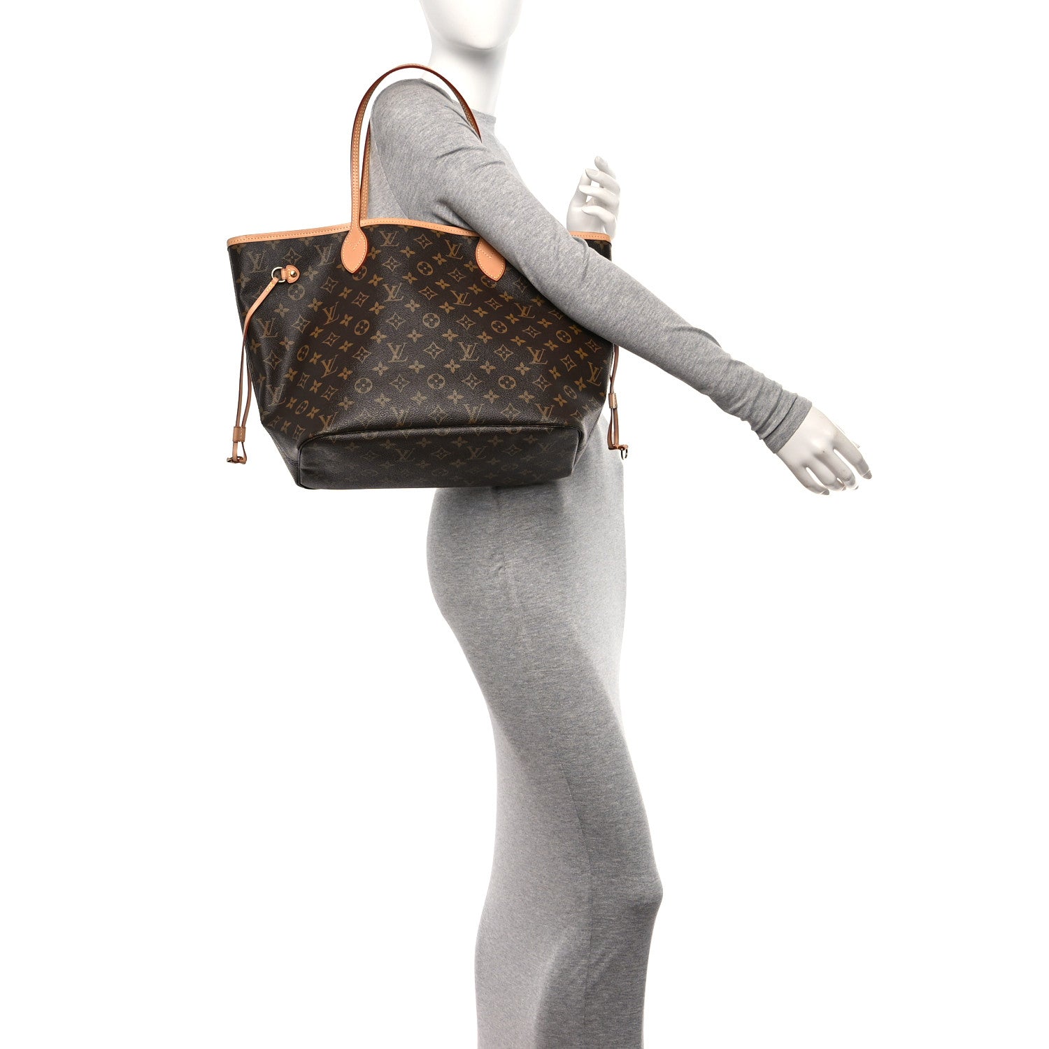 Louis Vuitton Monogram Neverfull MM 2 of 9
