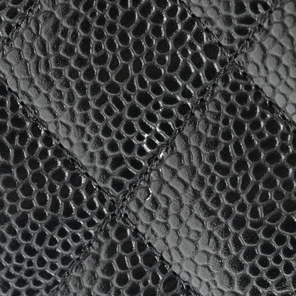 Chanel Caviar Quilted Compact Flap Wallet Black 9 of 9
