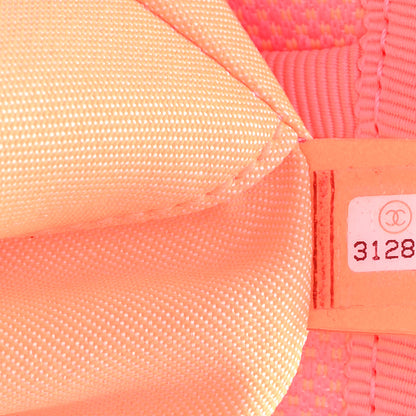 Chanel Canvas Mini Deauville Tote Pink Orange 7 of 10