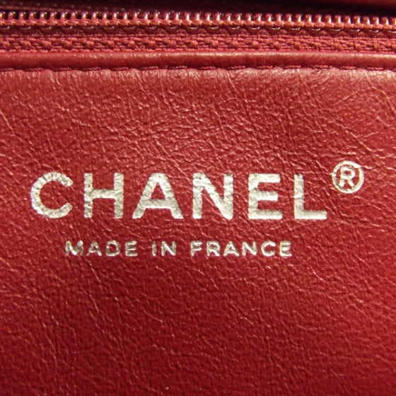 Chanel Caviar Quilted Timeless Clutch Red 7 of 10