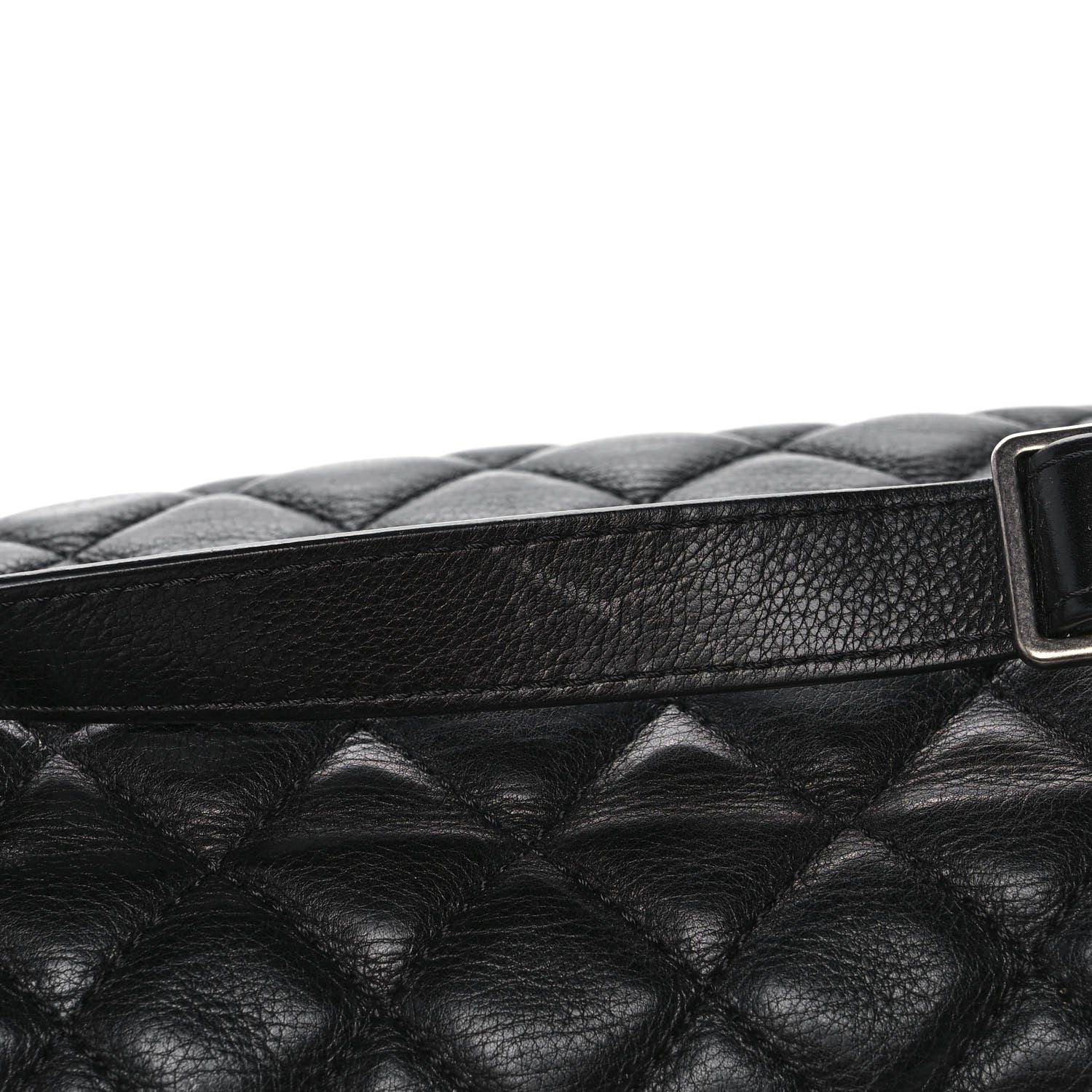 Chanel Calfskin Quilted Waist Bag Black 10 of 12