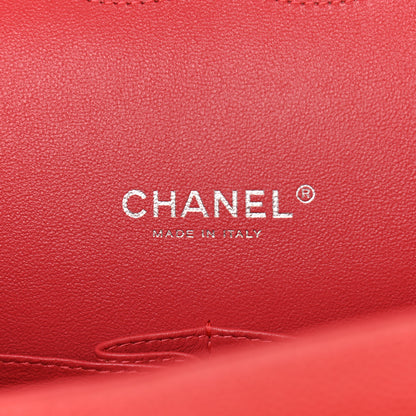 Chanel Iridescent Caviar Quilted Maxi Double Flap Dark Pink 5 of 12