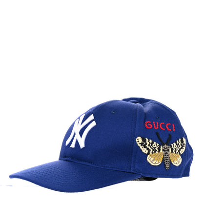 Gucci X MLB Cotton NY Yankees Baseball Hat 57-61 Blue 1 of 8