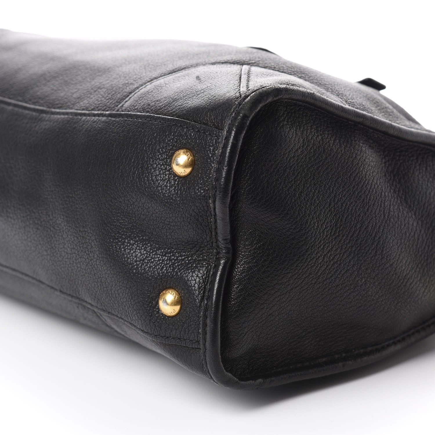 Prada Vitello Daino Shopping Satchel Black 8 of 13