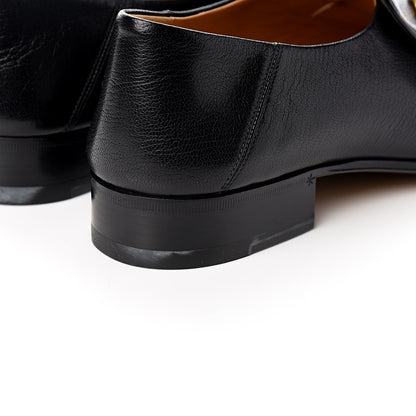 Gucci Goatskin Mens Horsebit Loafers 8.5 Black 8 of 9