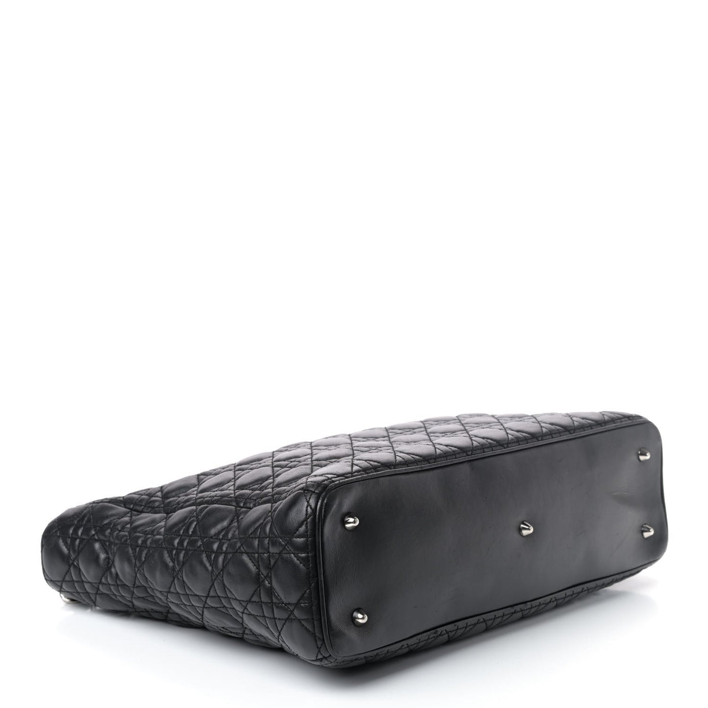 Lambskin Cannage XL Lady Dior Black