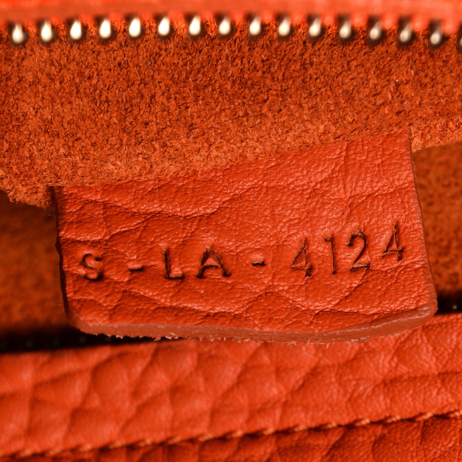 Celine Bullhide Calfskin Medium Phantom Luggage Burnt Orange 7 of 14