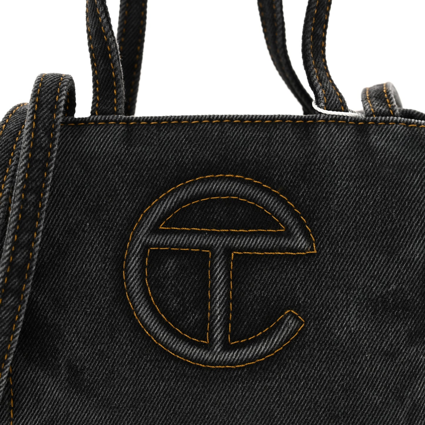 Denim Small Shopping Bag Black