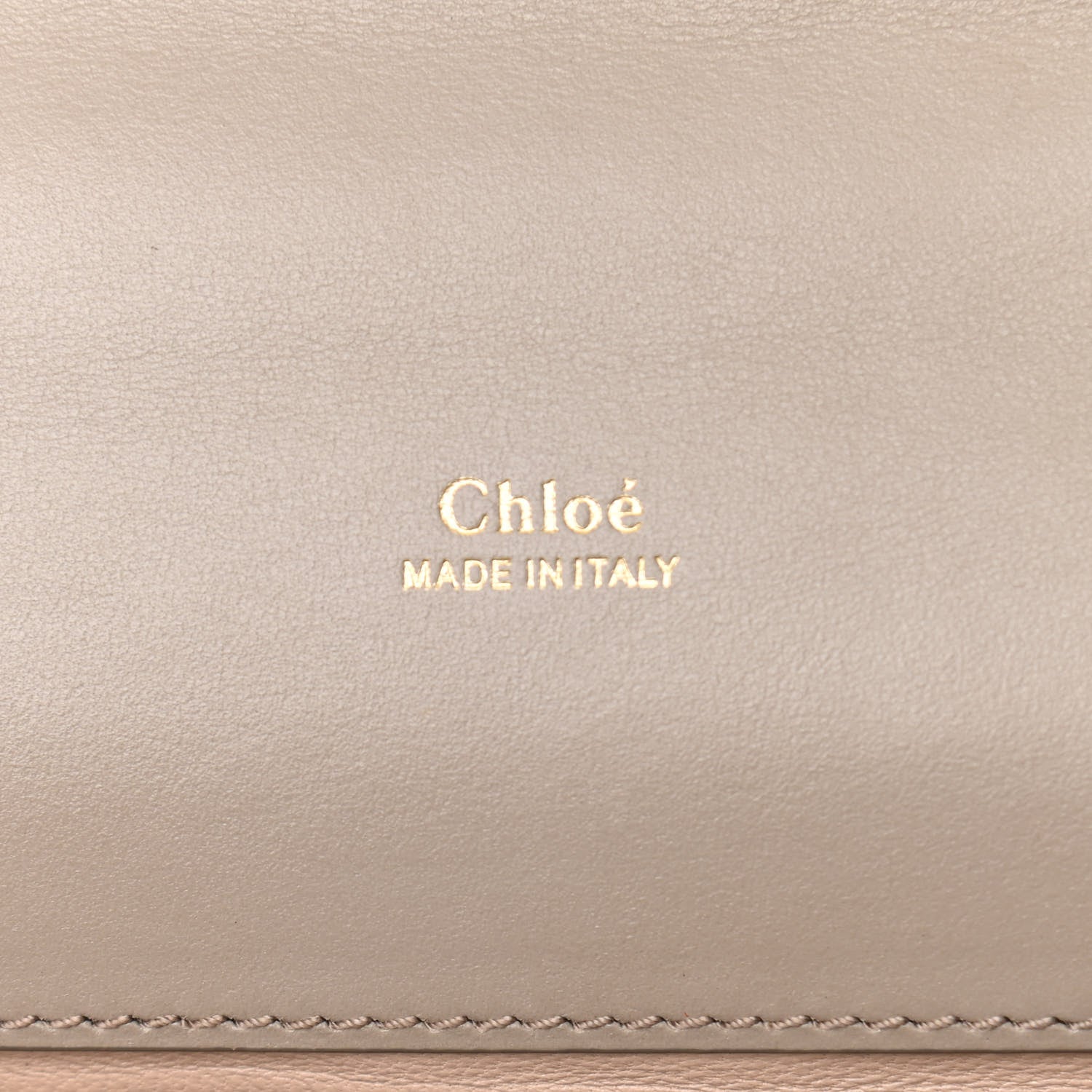 Chloe Shiny Goatskin Calfskin Aby Chain Shoulder Bag Motty Grey 6 of 10