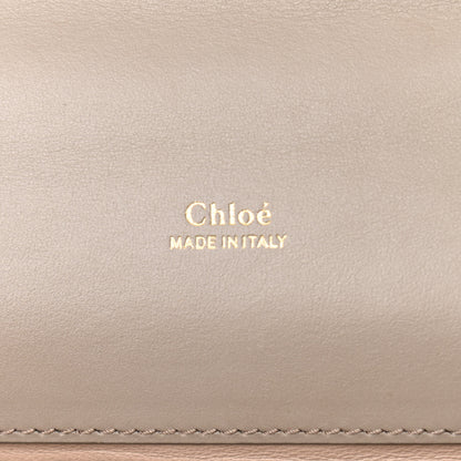 Chloe Shiny Goatskin Calfskin Aby Chain Shoulder Bag Motty Grey 6 of 10