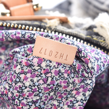 Louis Vuitton Denim Patchwork Speedy 30 Grey 7 of 9