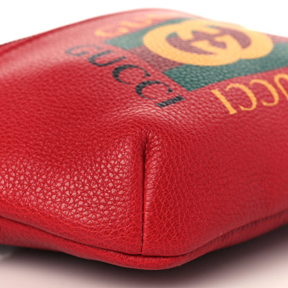 Gucci Grained Calfskin Small Logo Belt Bag Hibiscus Red 5 of 9