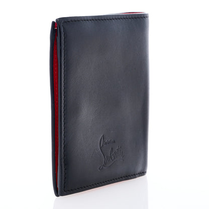 Christian Louboutin Calfskin Spiked Paros Wallet Black 3 of 5