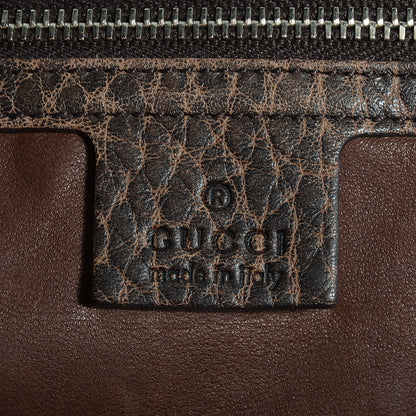 Gucci Python Bamboo Bar Medium Tote Brown 5 of 8