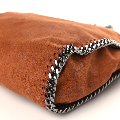 Stella McCartney Shaggy Deer Mini Falabella Fold Over Tote Brandy 8 of 8