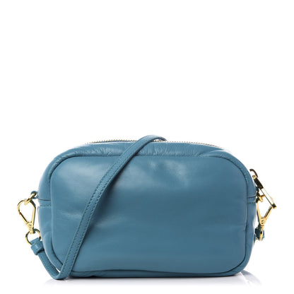 Prada Nappa Bomber Crossbody Turchese 1 of 8