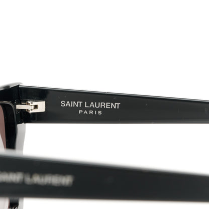 Saint Laurent Acetate Mica Cat Eye Sunglasses SL 276 Black 6 of 8