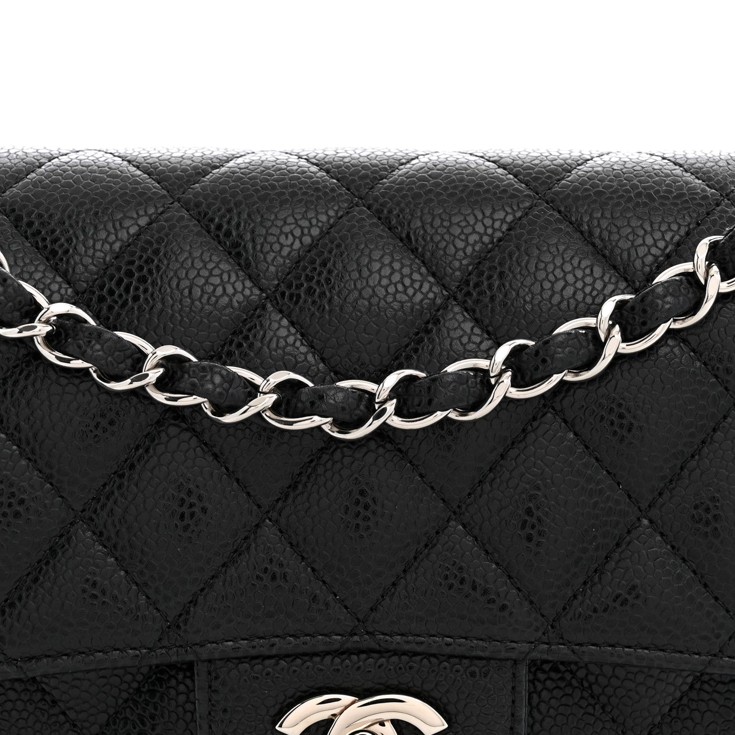 Chanel Caviar Quilted Small Double Flap Black 8 of 11
