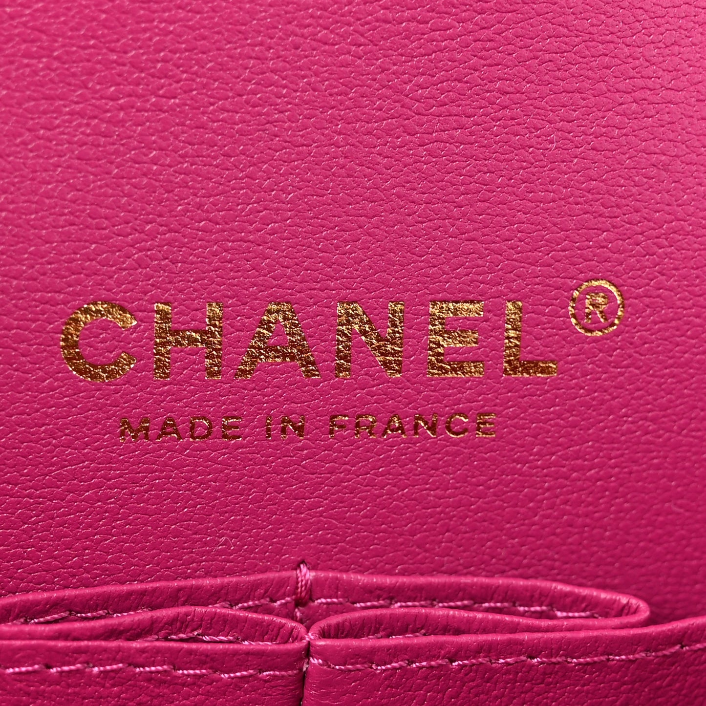 Caviar Quilted Medium Double Flap Purple