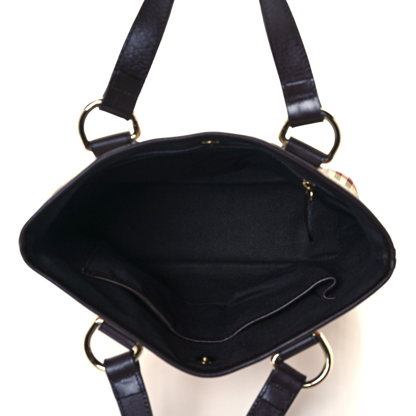 Haymarket Check Small Onslow Tote Chocolate