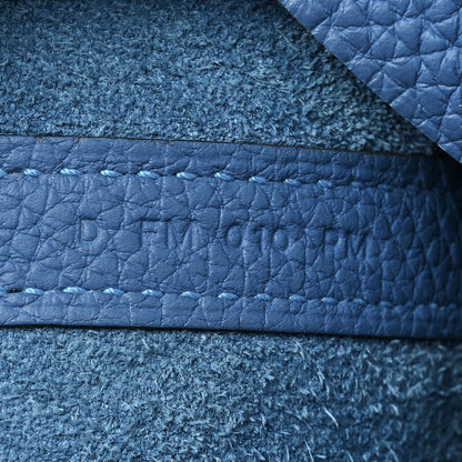 Hermes Taurillon Clemence Picotin Lock 18 PM Deep Blue 7 of 13
