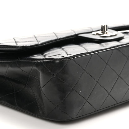 Chanel Lambskin Quilted Medium Double Flap Black 9 of 10