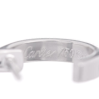 Cartier 18K White Gold Small LOVE Hoop Earrings 4 of 4