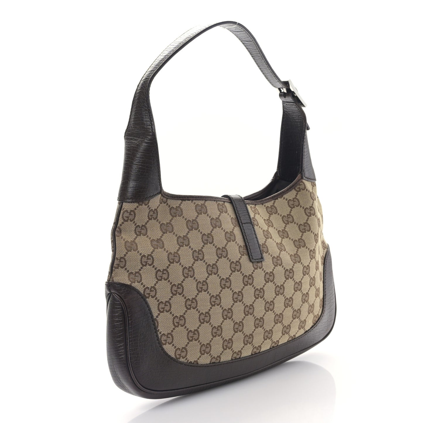 Monogram Web Jackie O Hobo Dark Brown