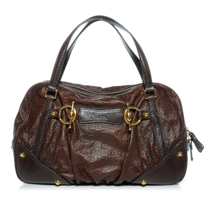 Gucci Guccissima Jockey Boston Brown 1 of 8