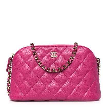 Chanel Caviar Quilted Classic Clutch With Chain Fuchsia 1 of 12