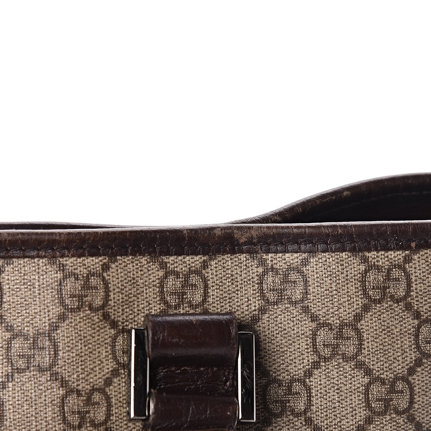 GG Plus Monogram Medium Joy Tote Brown