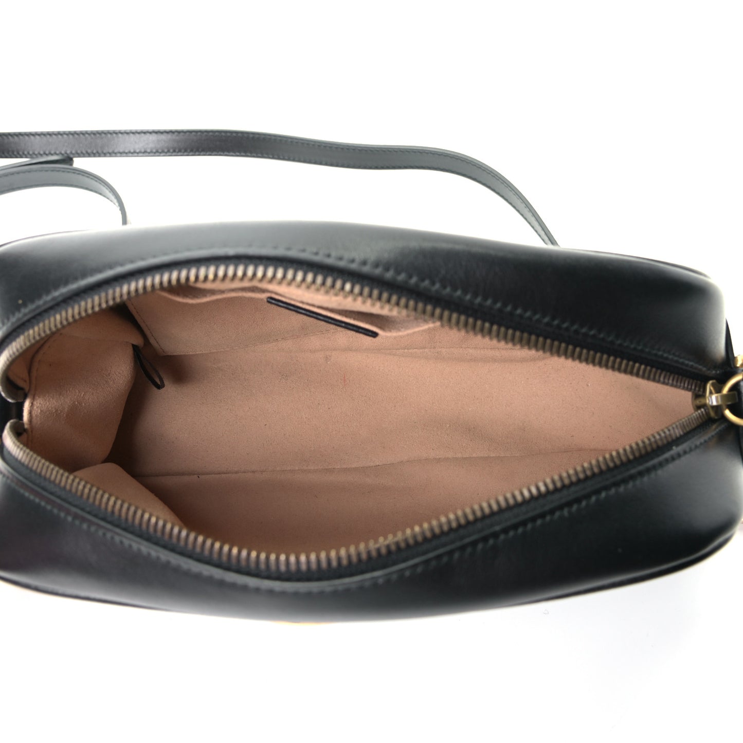 Calfskin Matelasse Small GG Marmont Chain Shoulder Bag Black