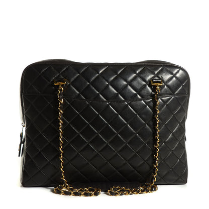 Chanel Lambskin Quilted Camera Case Black 1 of 8