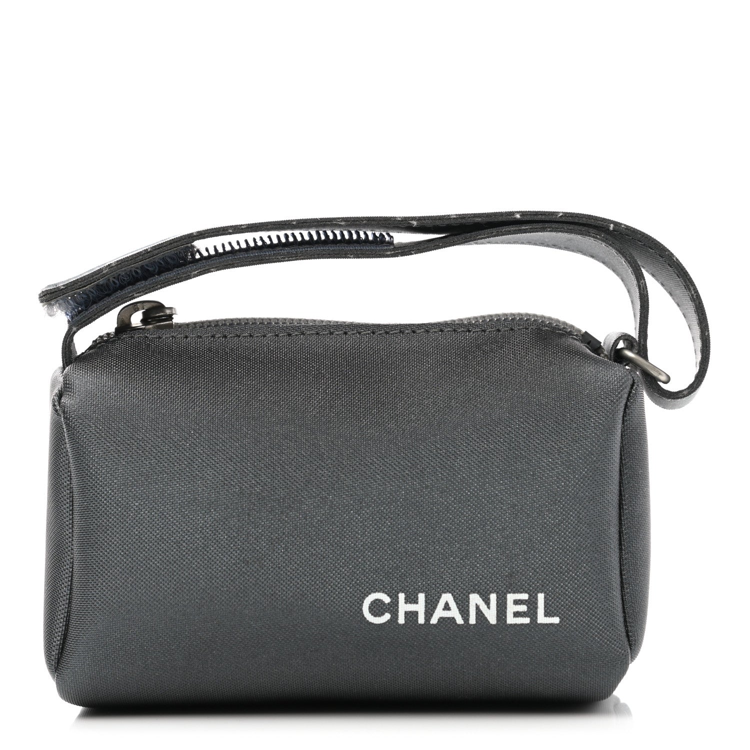 Chanel Nylon Mini Pouch Grey 1 of 10