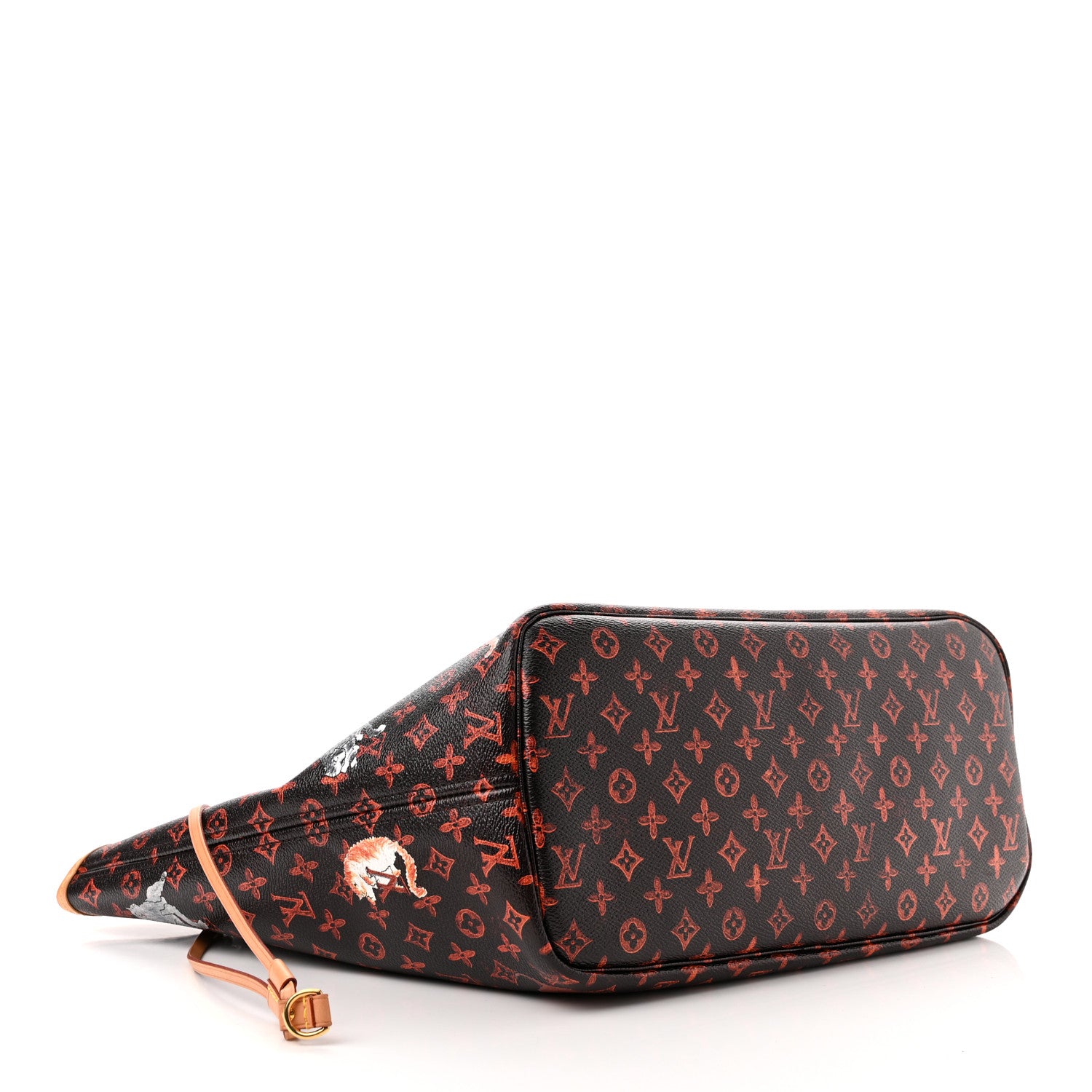 Louis Vuitton Catogram Neverfull MM Marron 5 of 11