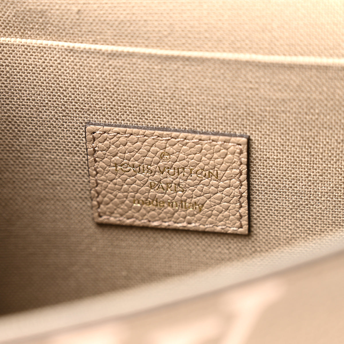 Louis Vuitton Empreinte Monogram Giant Felicie Pochette Tourterelle Creme 7 of 11