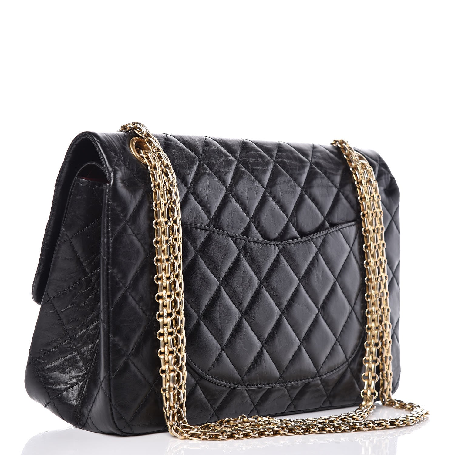 Chanel Aged Calfskin Quilted 2.55 Reissue 226 Flap Black 3 of 10