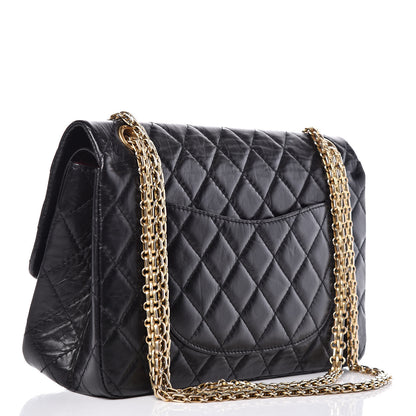 Chanel Aged Calfskin Quilted 2.55 Reissue 226 Flap Black 3 of 10
