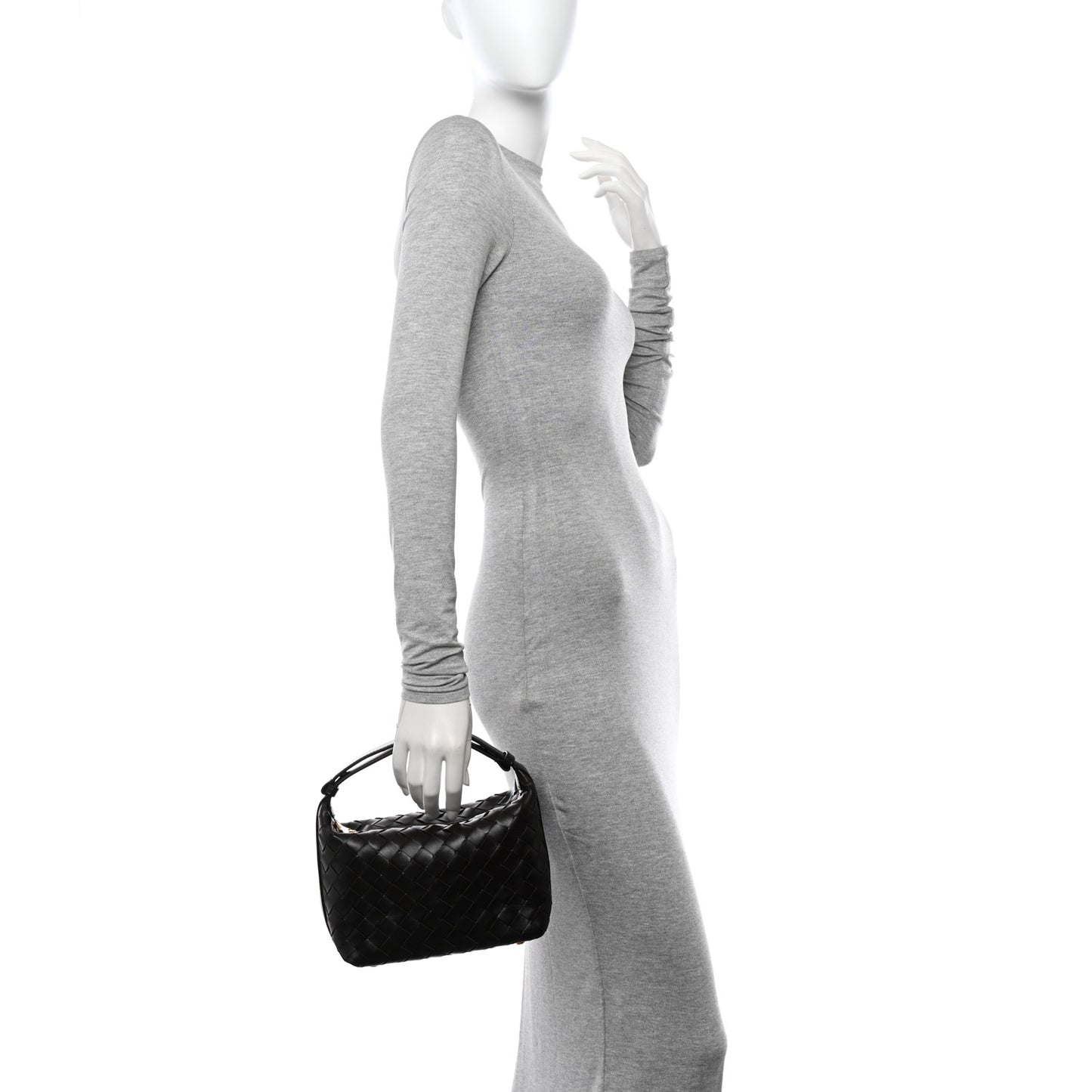 Calfskin Nappa Intrecciato Mini Wallace Fondant