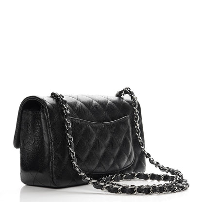 Chanel Caviar Quilted Mini Rectangular Flap Black 9 of 13