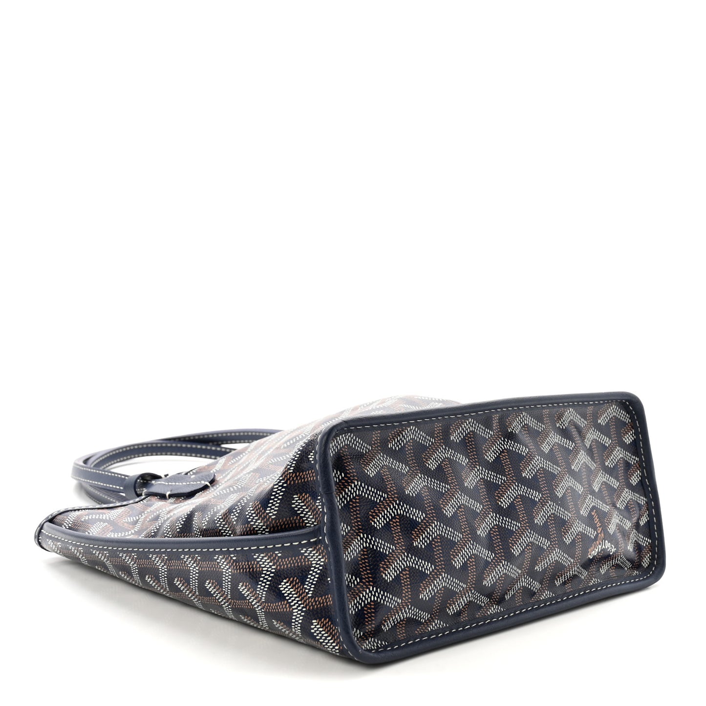 Goyardine Reversible Mini Anjou Navy