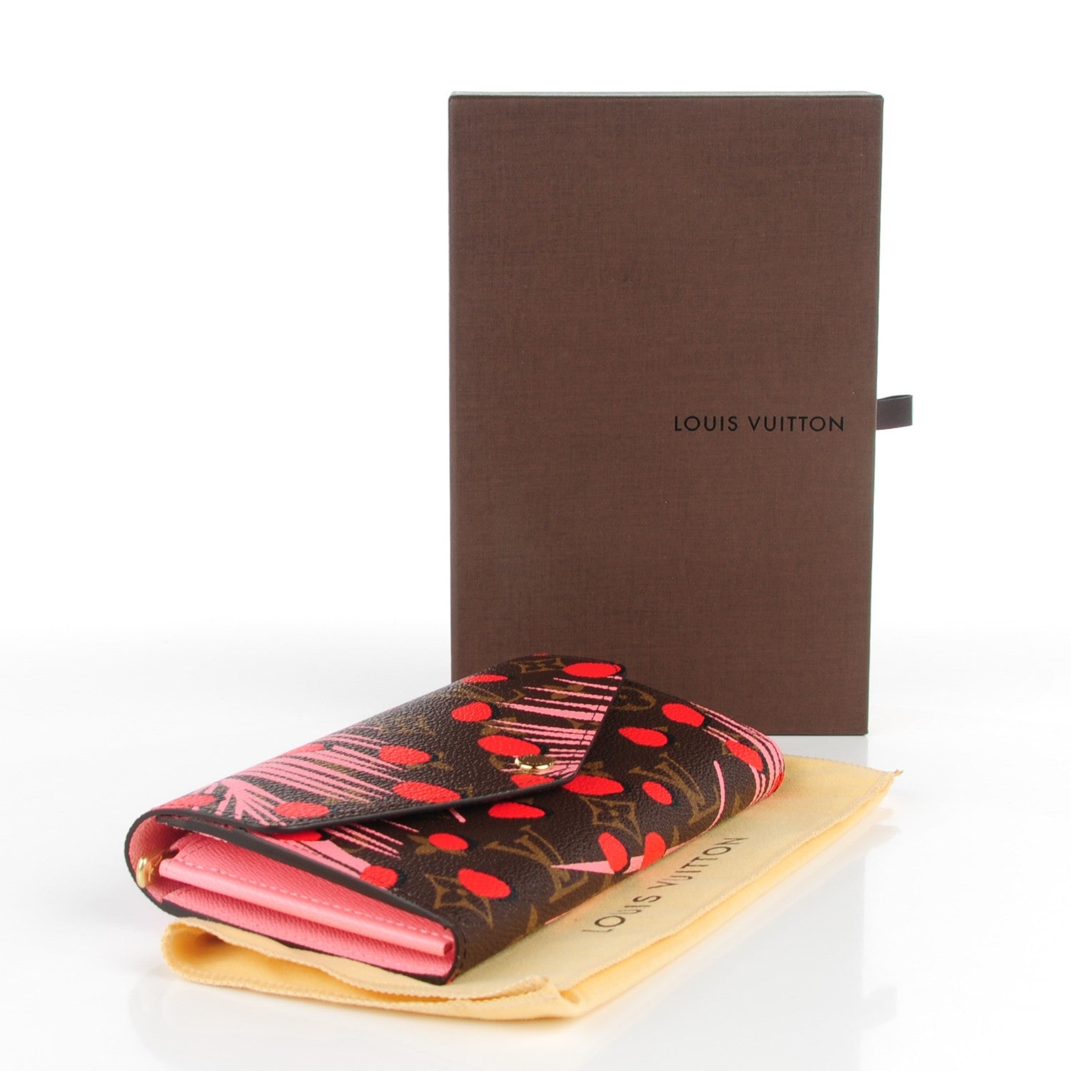 Louis Vuitton Monogram Jungle Dots Sarah Wallet Sugar Pink Poppy 4 of 7