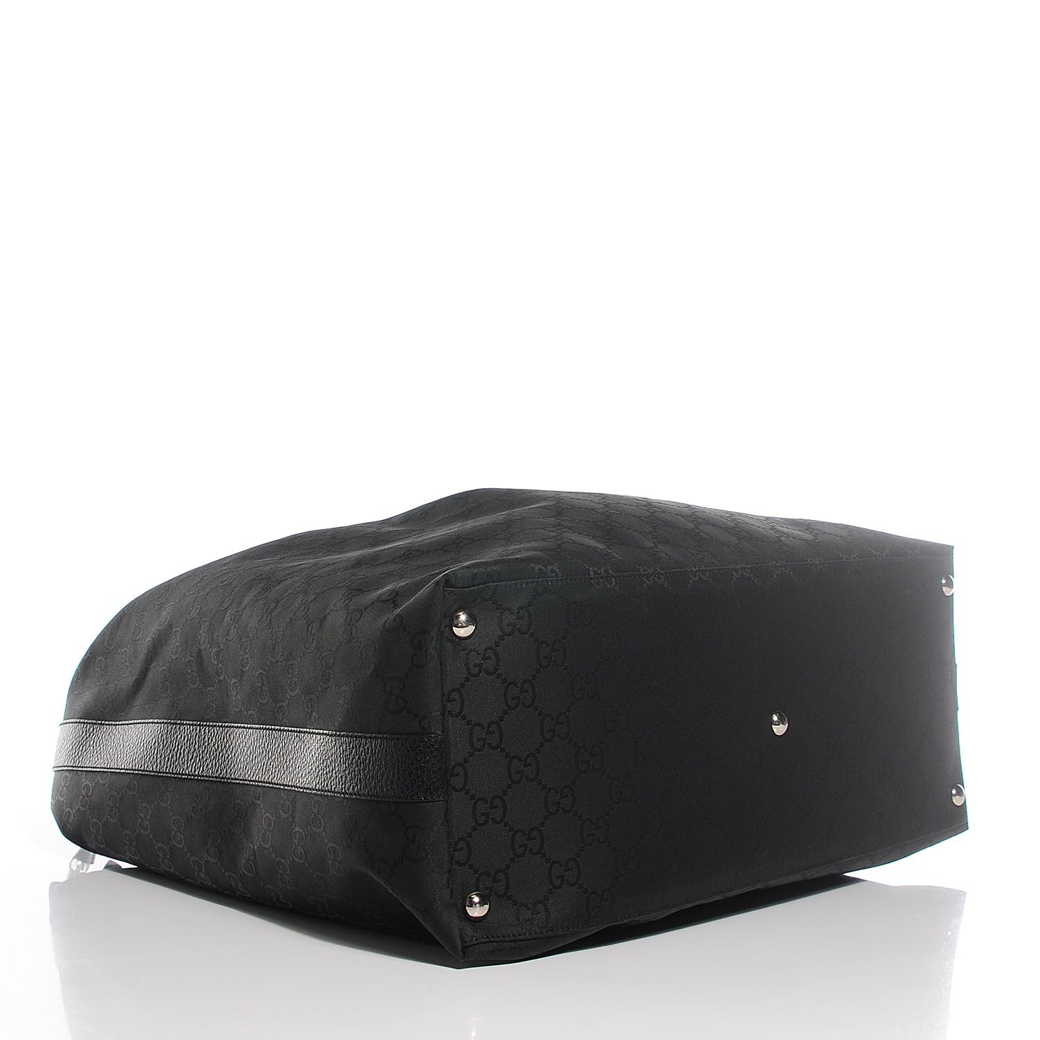 Gucci Nylon Monogram Large Hobo Black 4 of 7