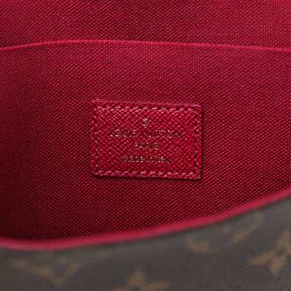 Louis Vuitton Monogram Pochette Felicie Chain Wallet Fuchsia 6 of 10