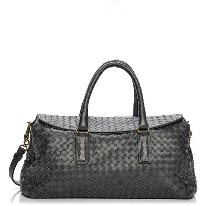 Bottega Veneta Nappa Intrecciato Convertible Duffel Ferro 1 of 7