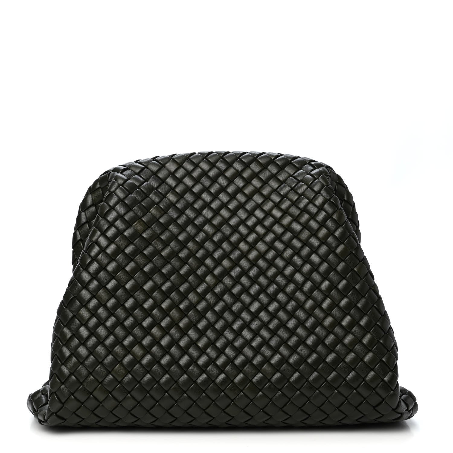 Bottega Veneta Nappa Intrecciato Padded Clutch Green 1 of 4