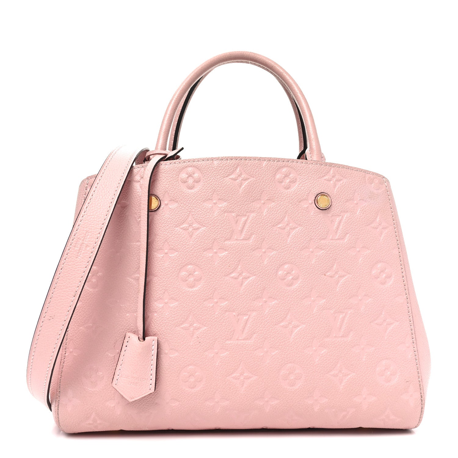 Louis Vuitton Empreinte Montaigne MM Rose Ballerine 1 of 10