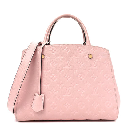 Louis Vuitton Empreinte Montaigne MM Rose Ballerine 1 of 10