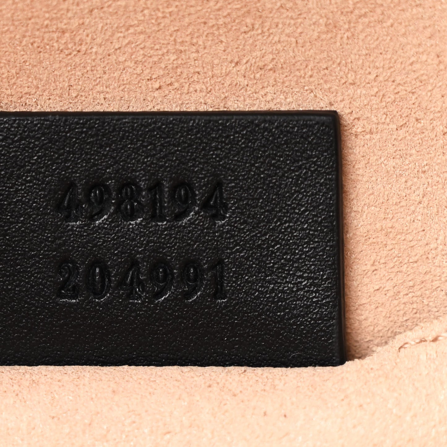 Guccissima Signature Padlock Backpack Black